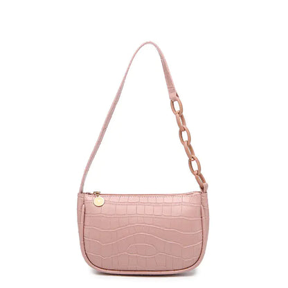 Bolso de hombro y cartera para mujer con diseño de cocodrilo
