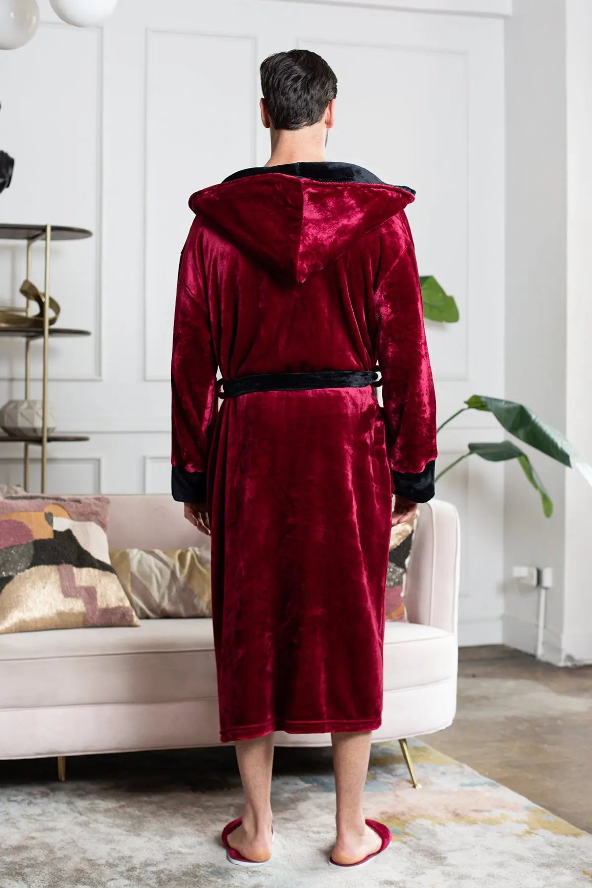 Bata con capucha para hombre: suavidad ultrasuave y comodidad para uso diario