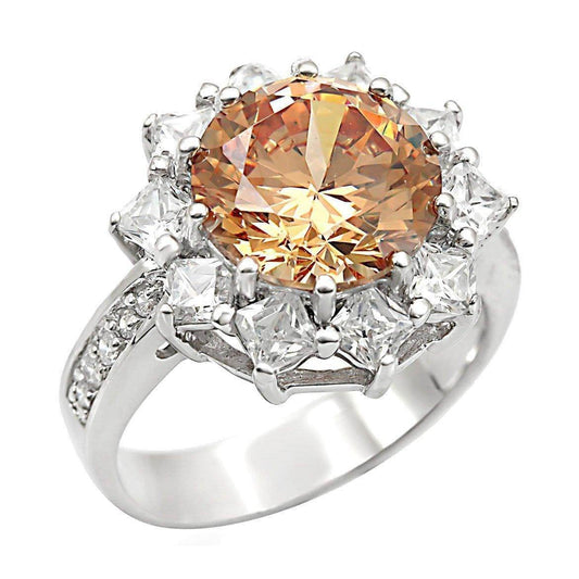 Anillo VacationGrabs de plata de ley 925 rodiada para mujer