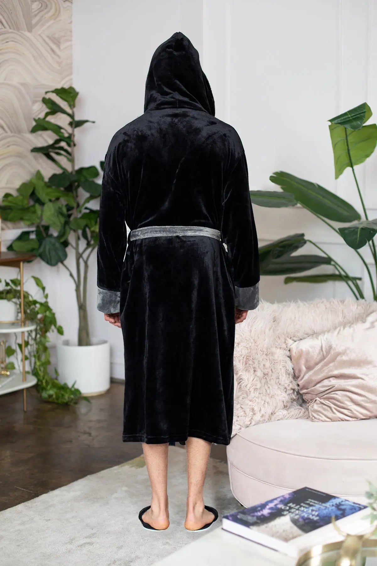 Bata con capucha para hombre: suavidad ultrasuave y comodidad para uso diario