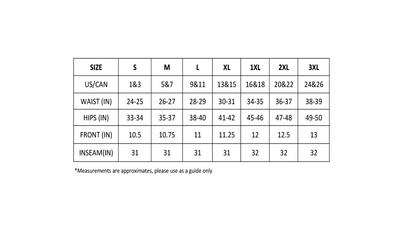 Vaqueros acampanados de tiro alto en dos tonos de talla grande de Rodeo Queen 