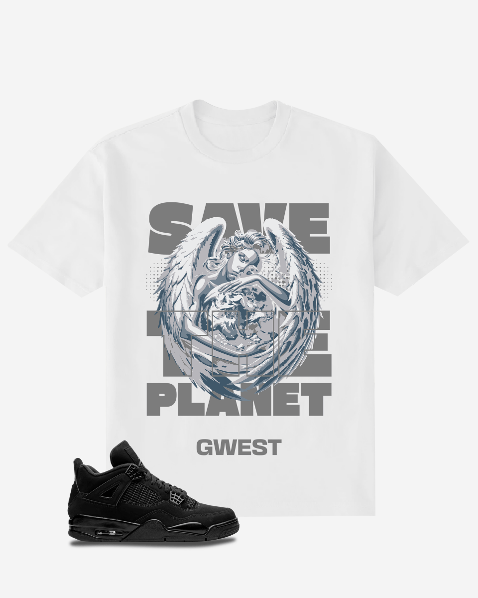 G-West Save Earth Oversized T-Shirt Mens