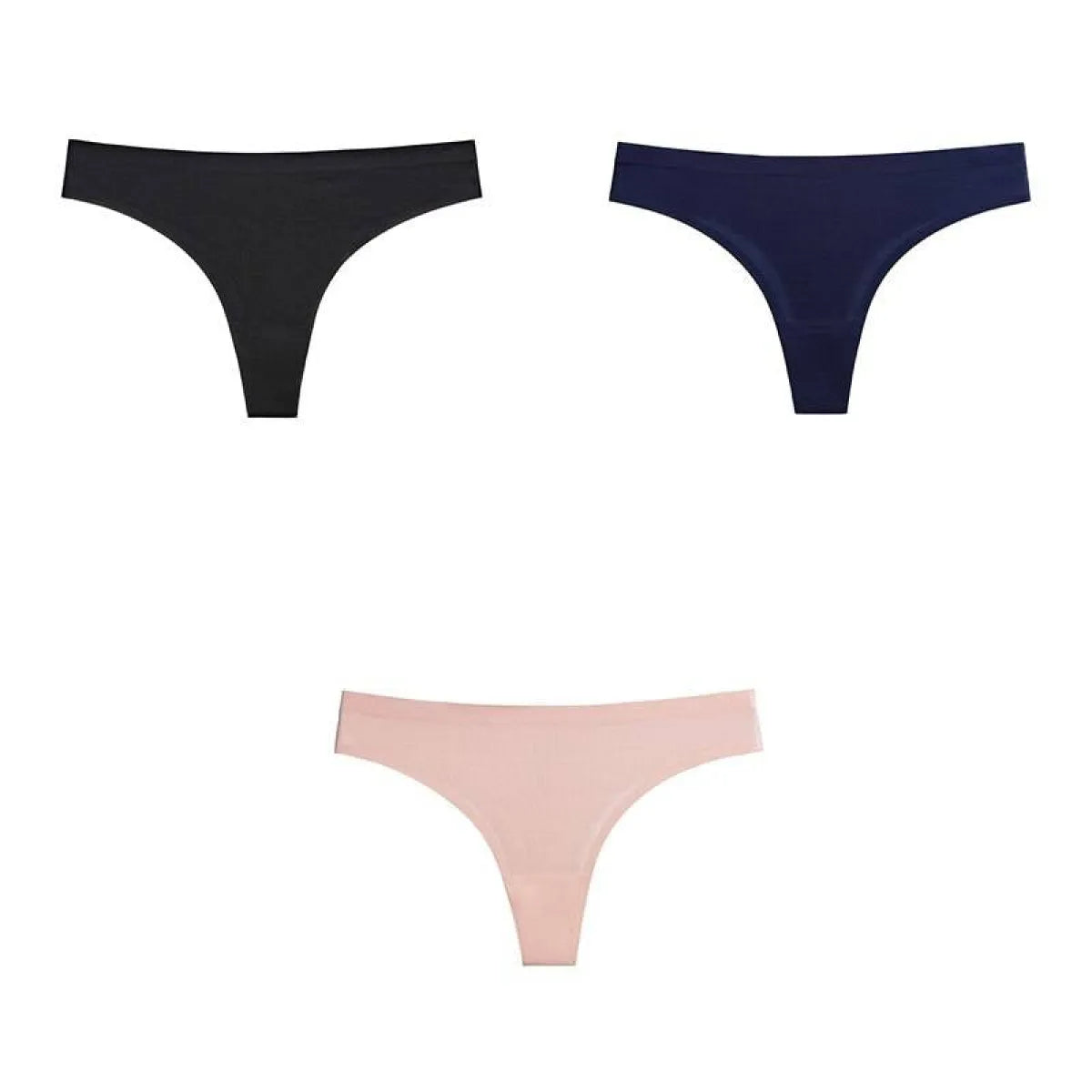 Set Of 3 Seamless Women's Thongs