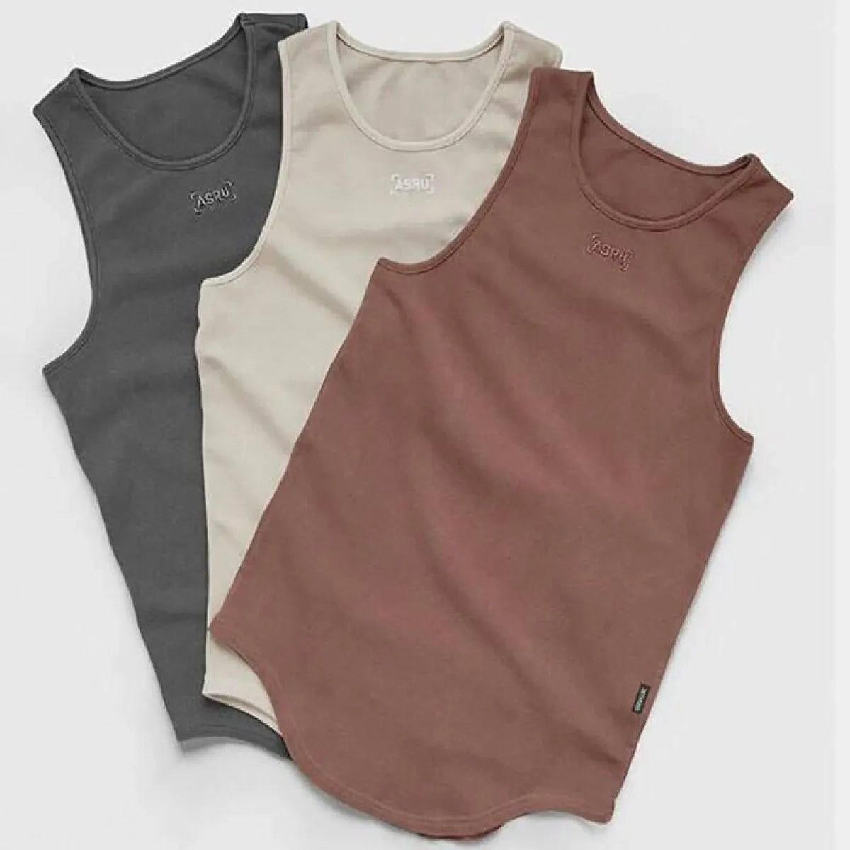 Men's Solid Color Summer Cotton Sport Tank Tops
