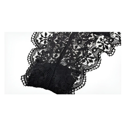 Women's Solid Laced Thong