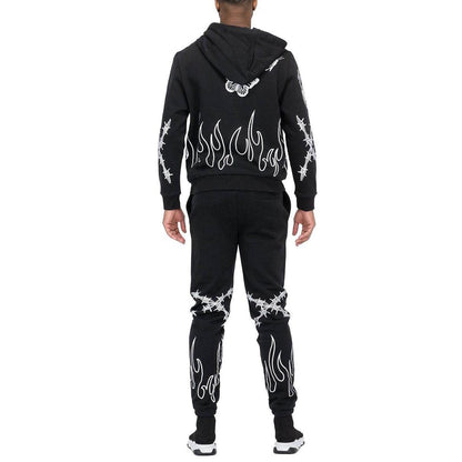 男士時尚度假運動套裝兩件套