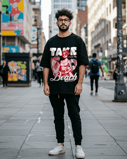 G West Take Me To The Beach Oversized Men's T-Shirt