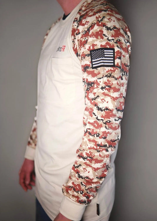 FR數位迷彩 - 棕褐色/黑色