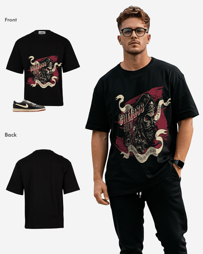 G-West The Cutlass Crew Oversized T-Shirt Mens