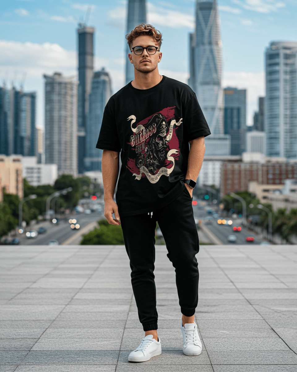 G-West The Cutlass Crew Oversized T-Shirt Mens