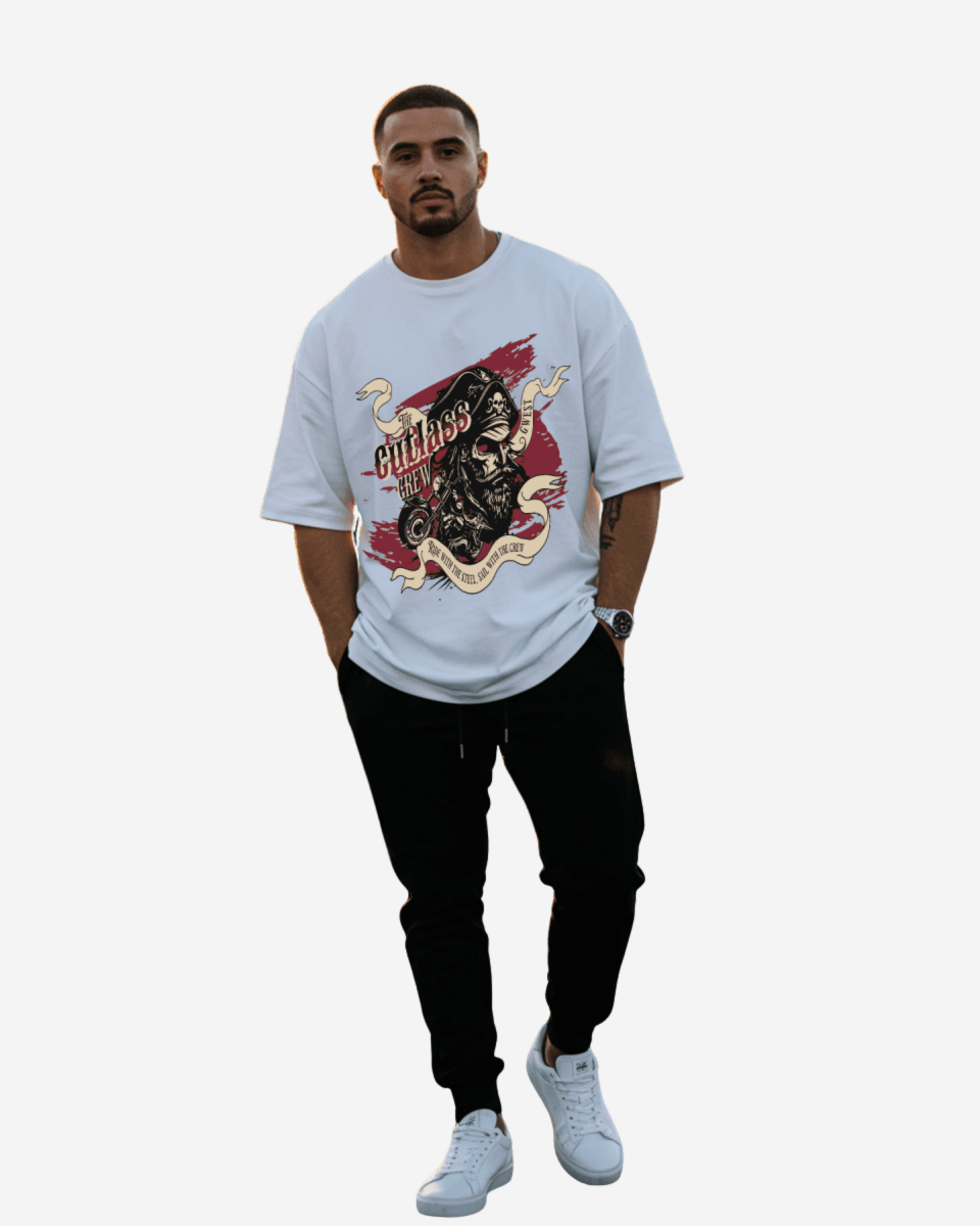 G-West The Cutlass Crew Oversized T-Shirt Mens