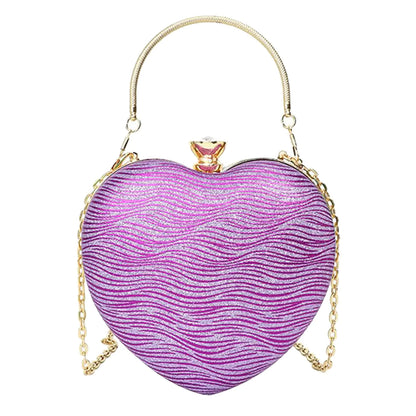 女士正式晚餐手拿包心型手提包