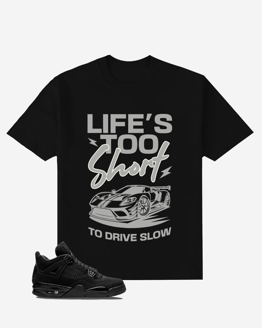 G-West Typography Car Oversized  T-Shirt Mens