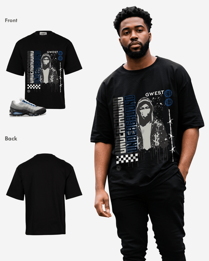 G West Underground Oversized Men's T-Shirt