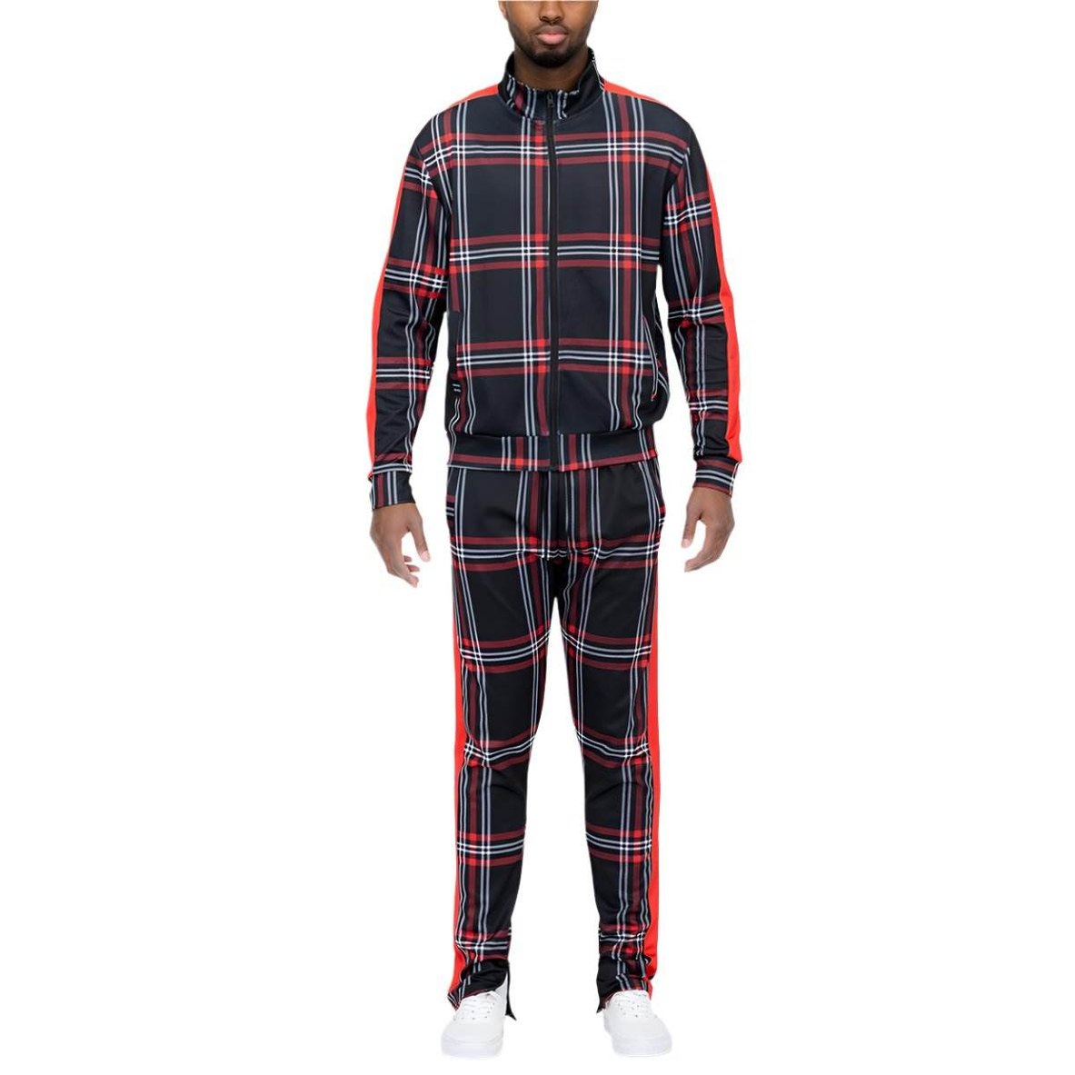 男士度假風運動套裝 - 兩件套