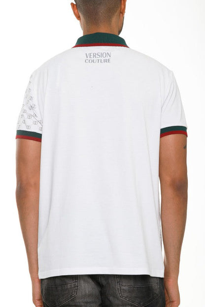 Camisa de hombre con botones Version Couture Polo