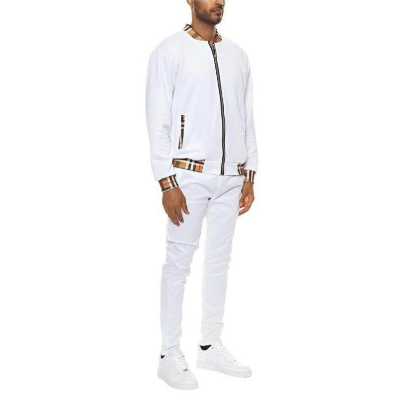 VacationGrabs Men's 2PC Waist Band Track Suit for Stylish