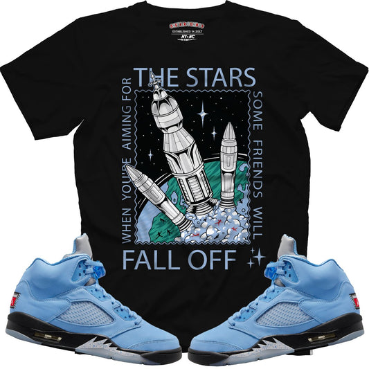 When You're Aiming For The Stars Some Friends Will Fall Off (Retro 5 UNC) T-Shirt