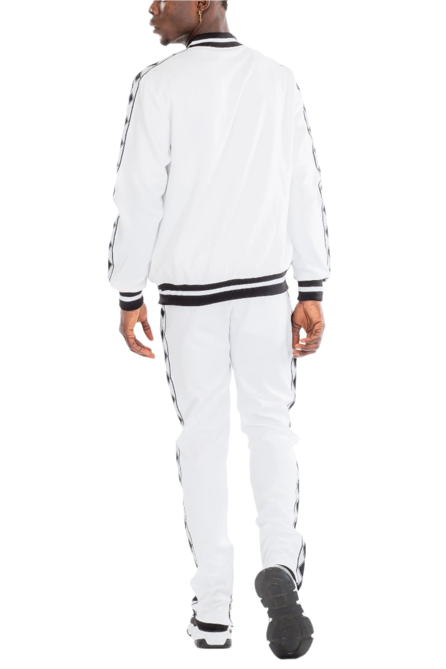 Men's 2PC Diamond Tape Track Sets