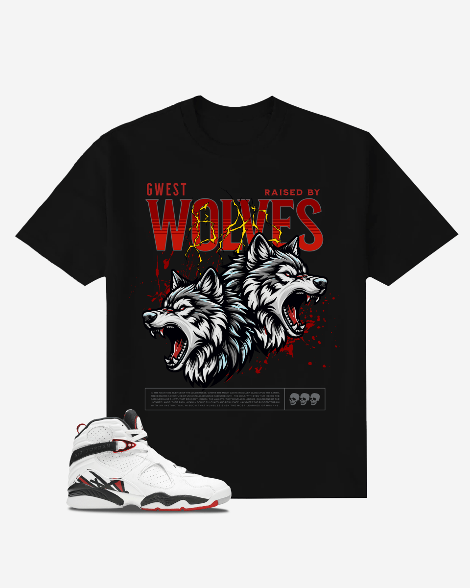 G-West Wolves Oversized T-Shirt Mens