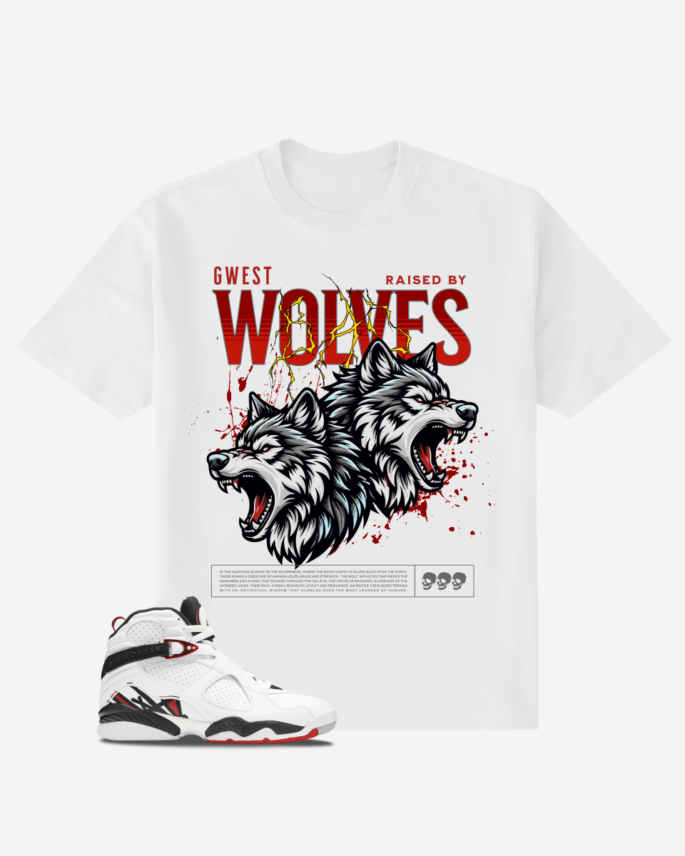 G-West Wolves Oversized T-Shirt Mens