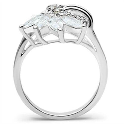 Anillo floral de plata esterlina VacationGrabs para mujer