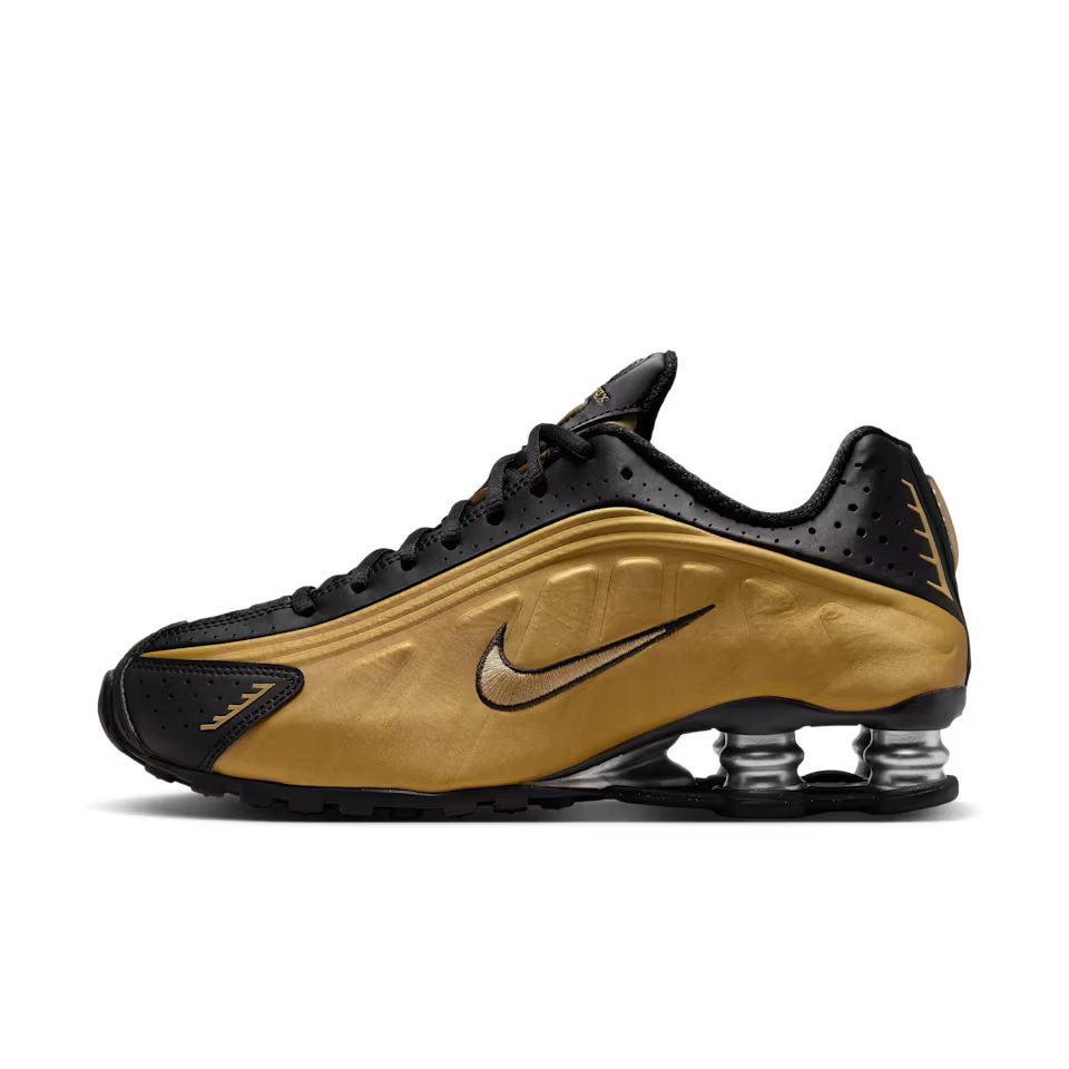 Nike Shox R4 Men Metallic Gold