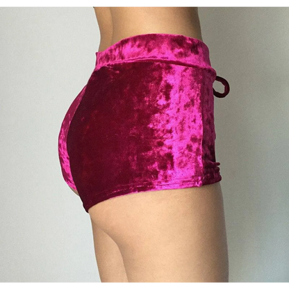 Women's Dolphin Velvet Shorts