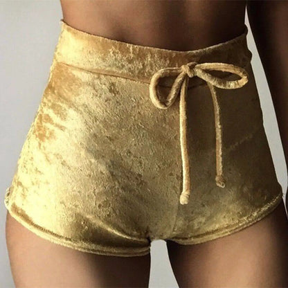 Women's Dolphin Velvet Shorts
